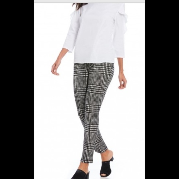 NWOT J.McLaughlin Plaid Becca Ankle Leggings P. - Picture 2 of 8